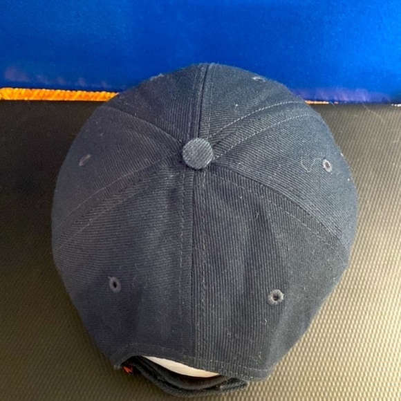 Vintage Nike Blue and Orange Adjustable Baseball Hat with Velcro Closure - Picture 4 of 6